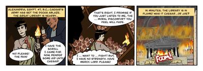 Shh….It’s a Library (on fire!)